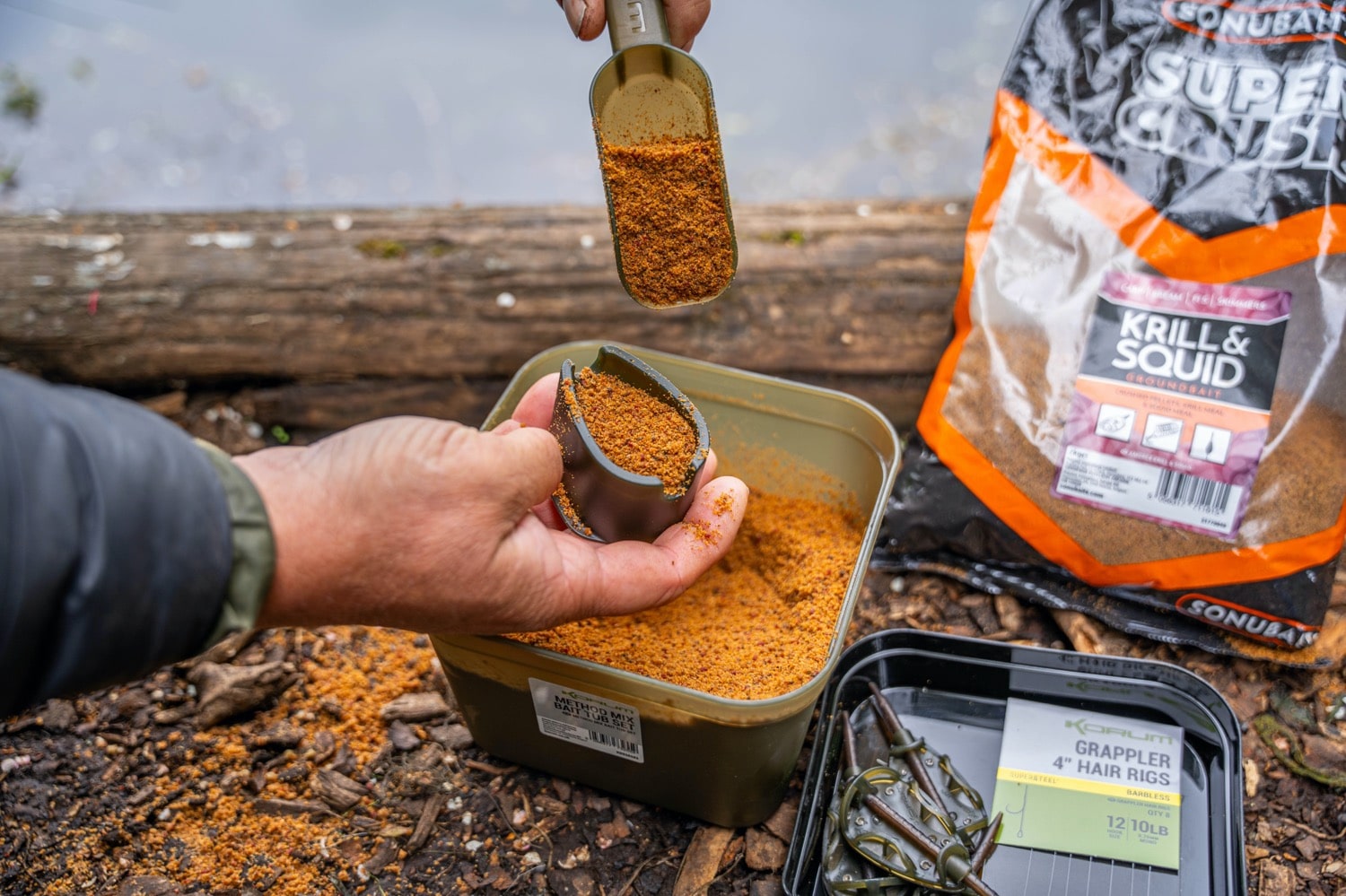 K0310192 Korum method mix bait tub set aasdoos