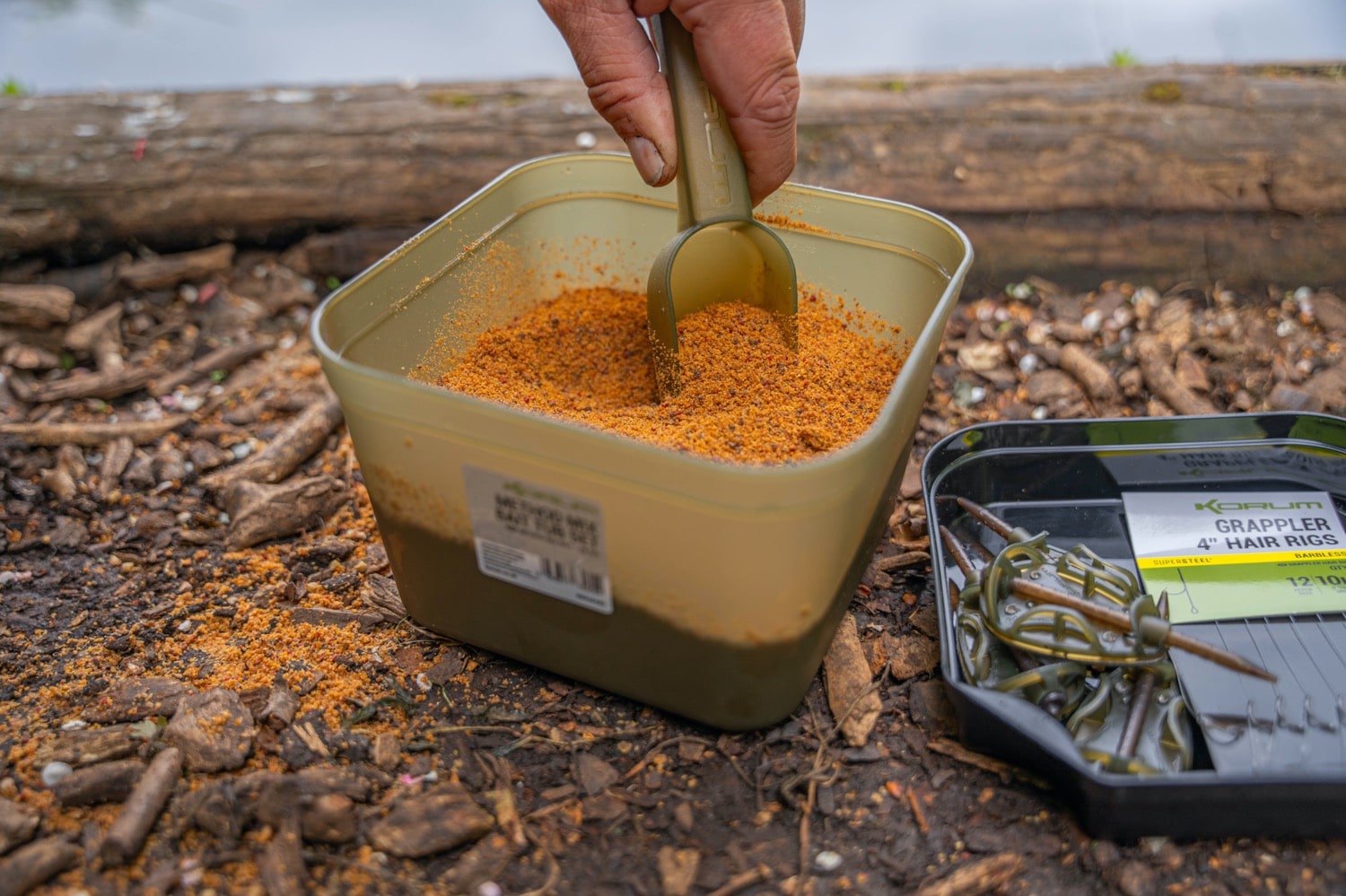 K0310192 Korum method mix bait tub set aasdoos