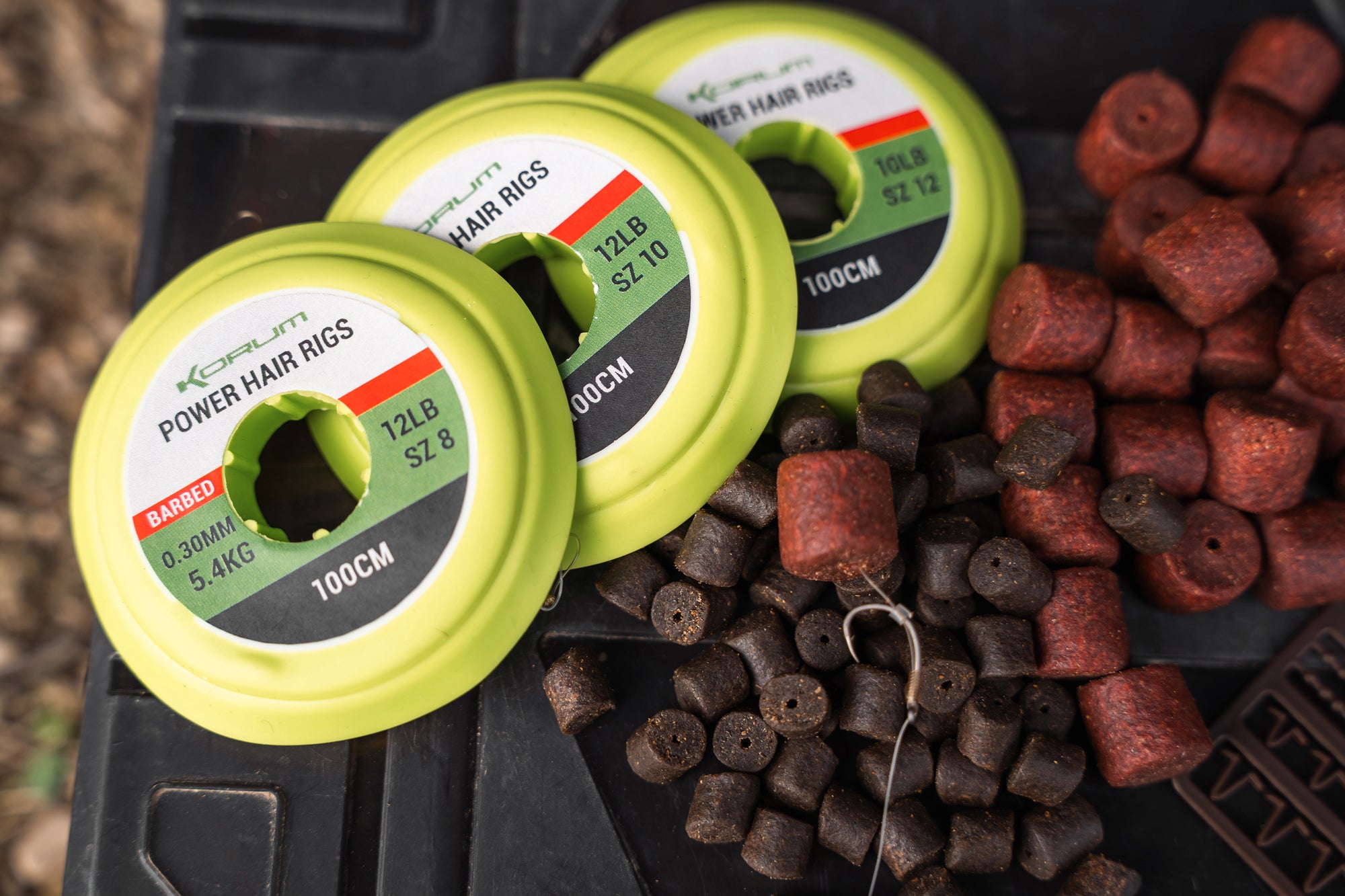 Korum power hair rigs - barbed