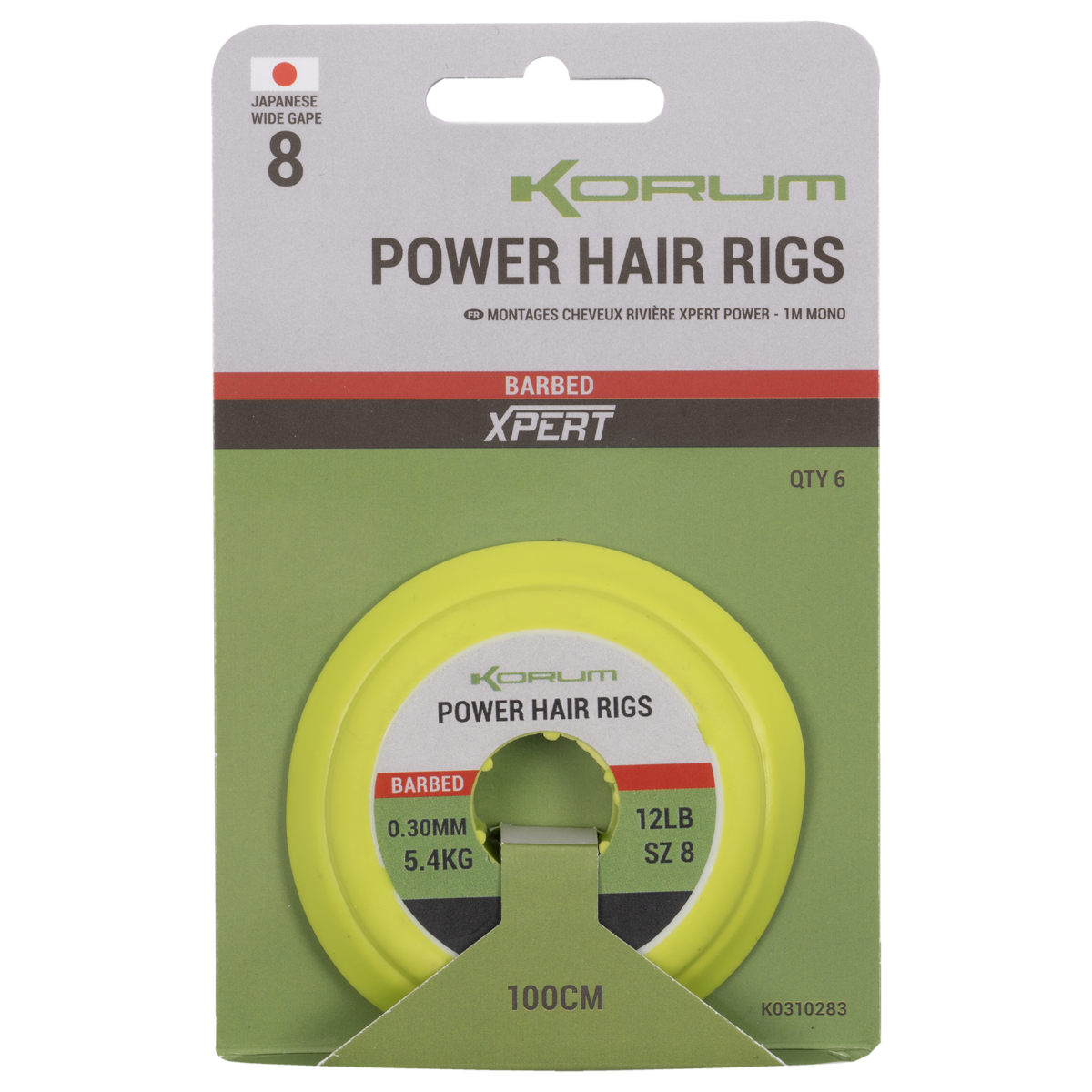 Korum power hair rigs - barbed
