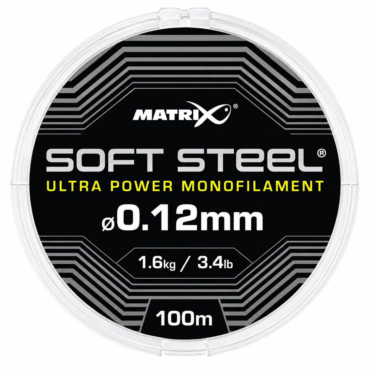 MATRIX-SOFT-STEEL-ULTRA-POWER-MONOFILAMENT-100M-0.12mm
