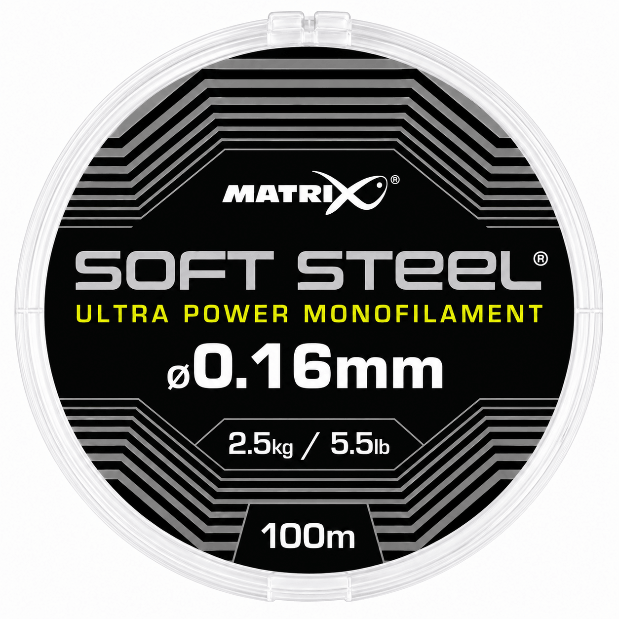 MATRIX-SOFT-STEEL-ULTRA-POWER-MONOFILAMENT-100M-0.16mm