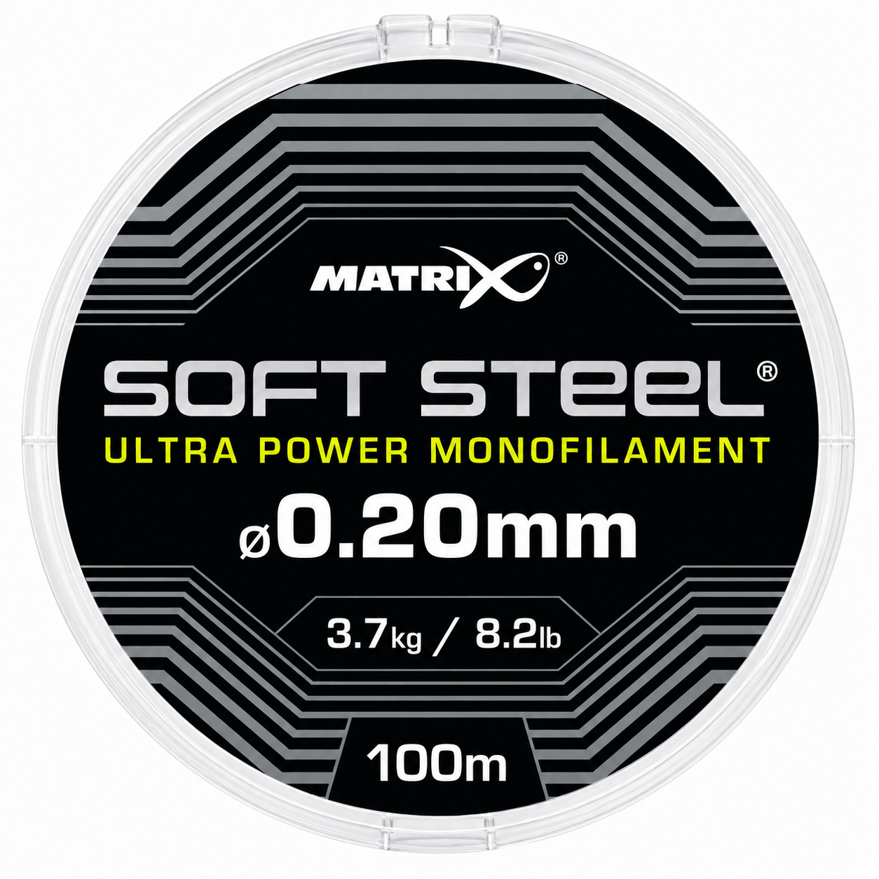 MATRIX-SOFT-STEEL-ULTRA-POWER-MONOFILAMENT-100M-0.20mm