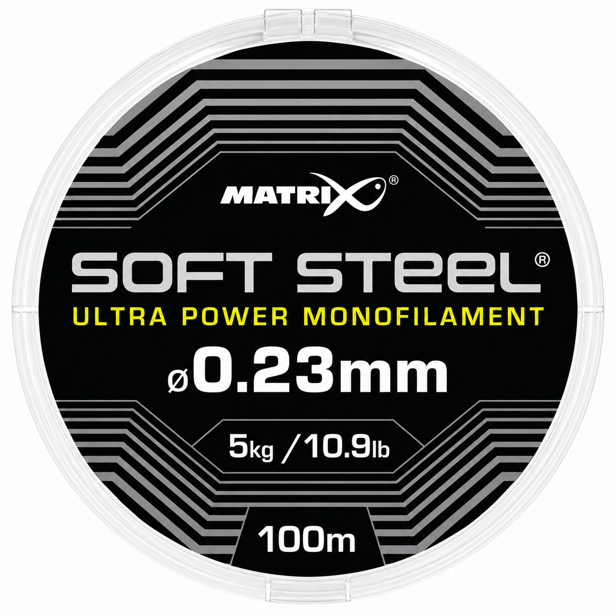 MATRIX-SOFT-STEEL-ULTRA-POWER-MONOFILAMENT-100M-0.23mm