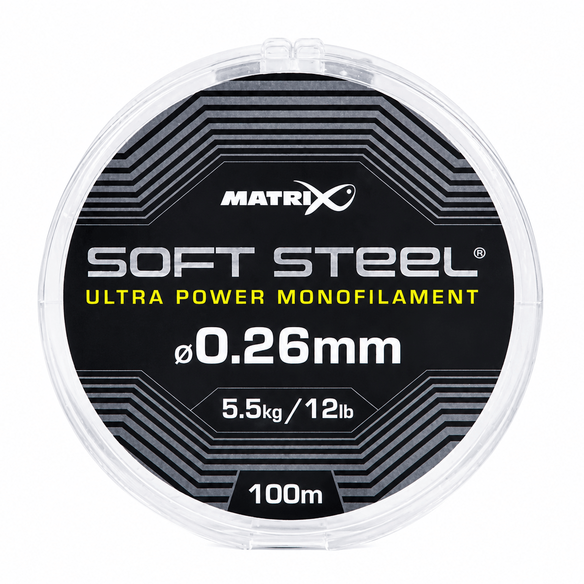 MATRIX-SOFT-STEEL-ULTRA-POWER-MONOFILAMENT-100M-0.26mm