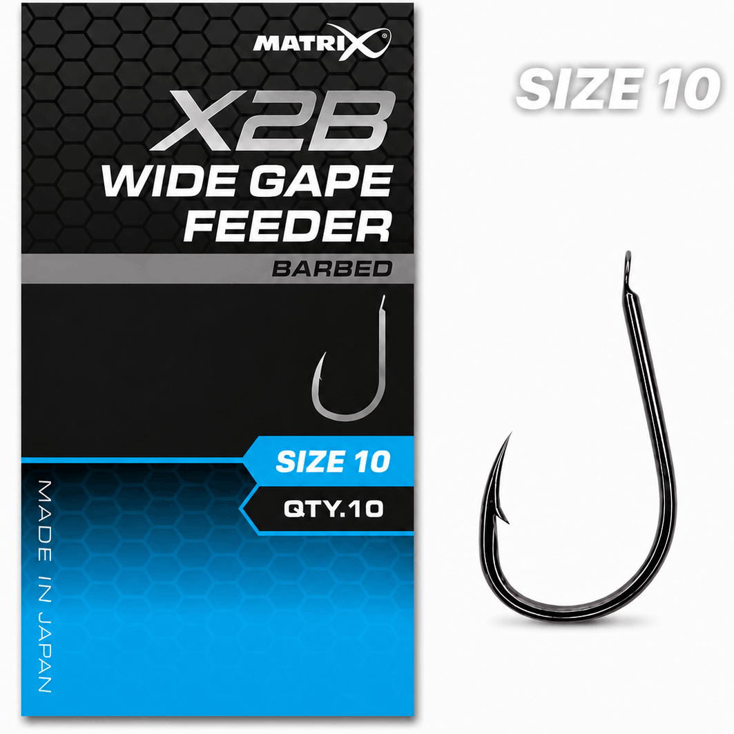MATRIX-X2B-WIDE-GAPE-FEEDER-barbed-size-10