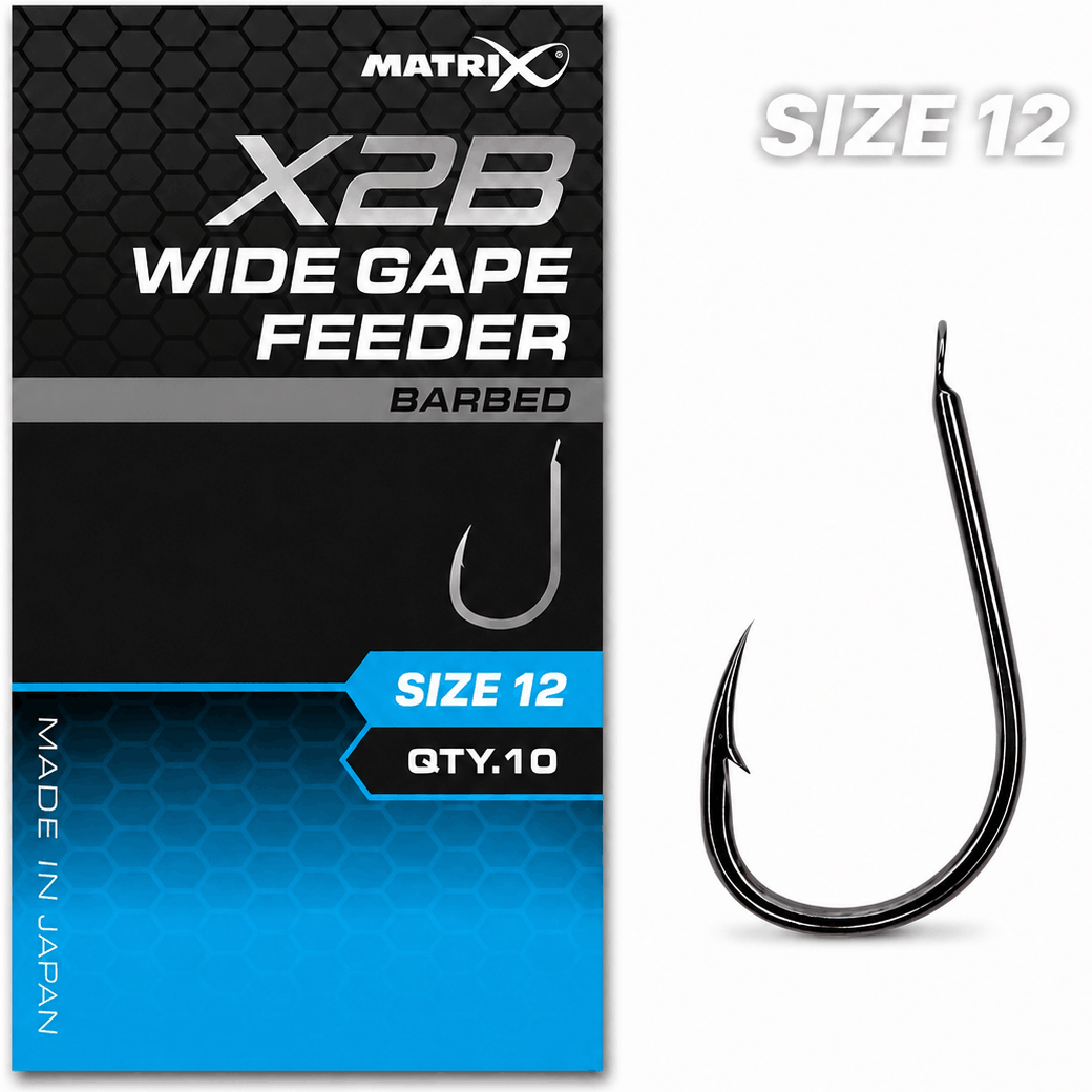 MATRIX-X2B-WIDE-GAPE-FEEDER-barbed-size-12