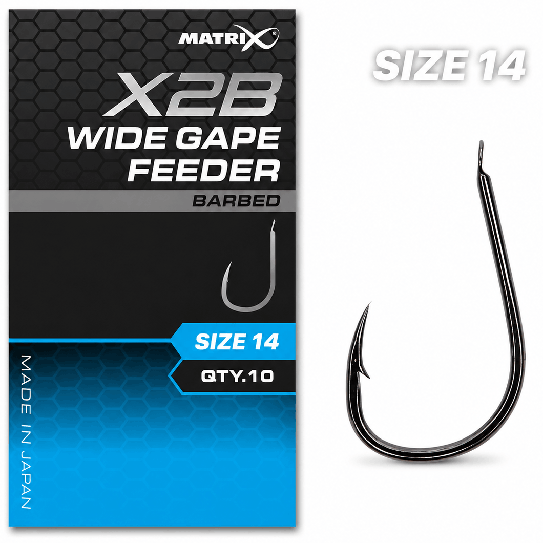 MATRIX-X2B-WIDE-GAPE-FEEDER-barbed-size-14