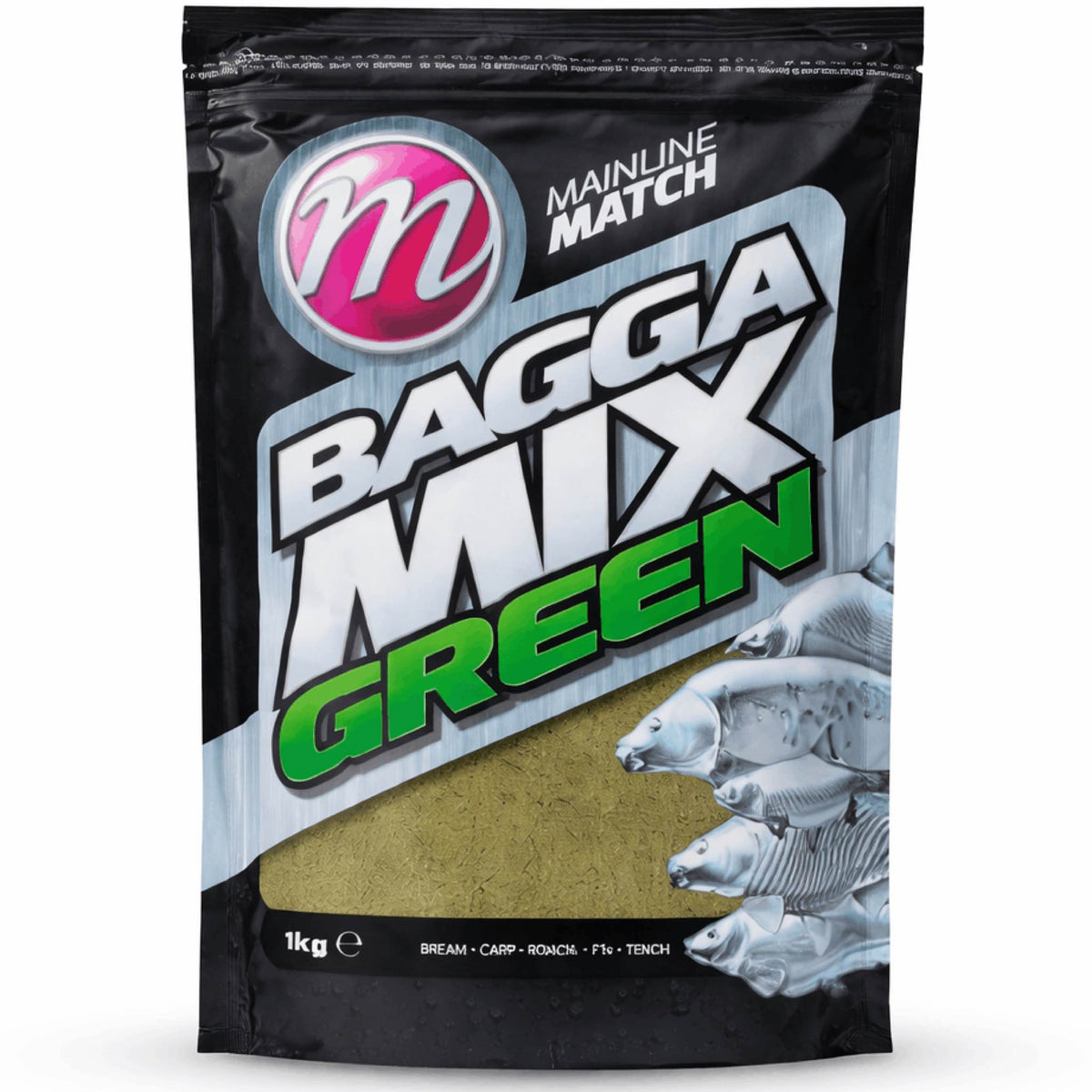 Mainline Bagga Mix Groundbait 1kg Green
