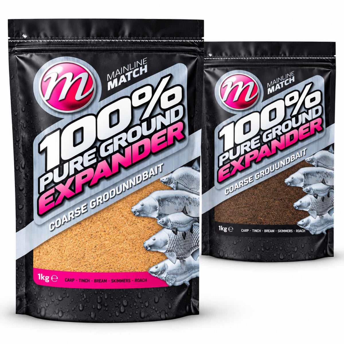 Mainline Match 100% Pure Ground Expander 1kg Natural en Dark