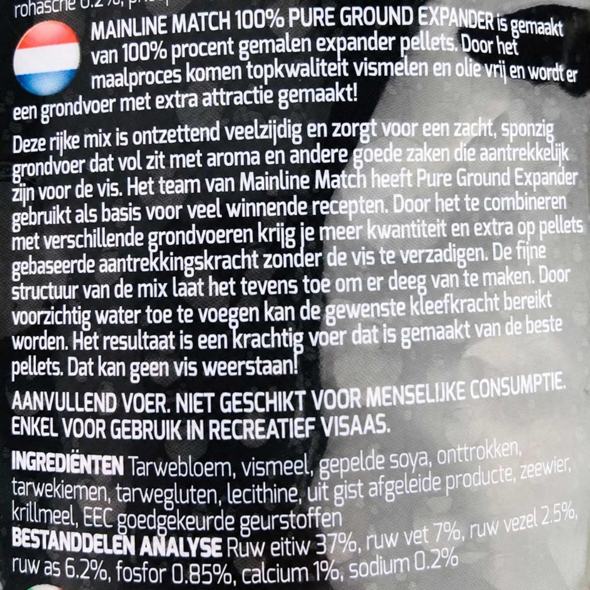 Mainline Match 100% Pure Ground Expander productinformatie en ingrediënten