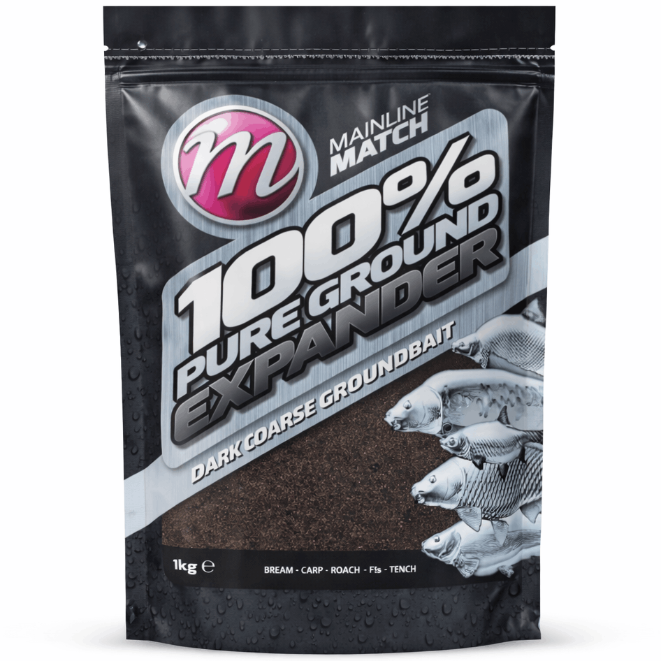Mainline-match-100%-pure-ground-expander-Dark-coarse-groundbait