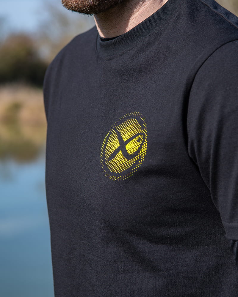 FADE LOGO T-SHIRT - BLACK/LIME