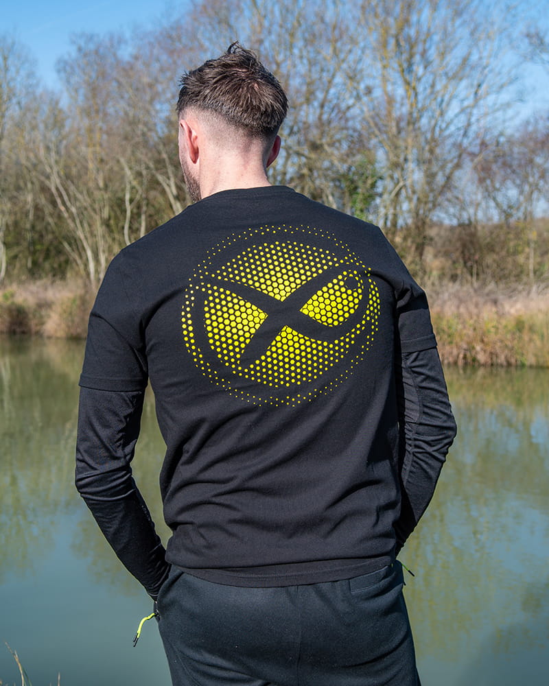 FADE LOGO T-SHIRT - BLACK/LIME