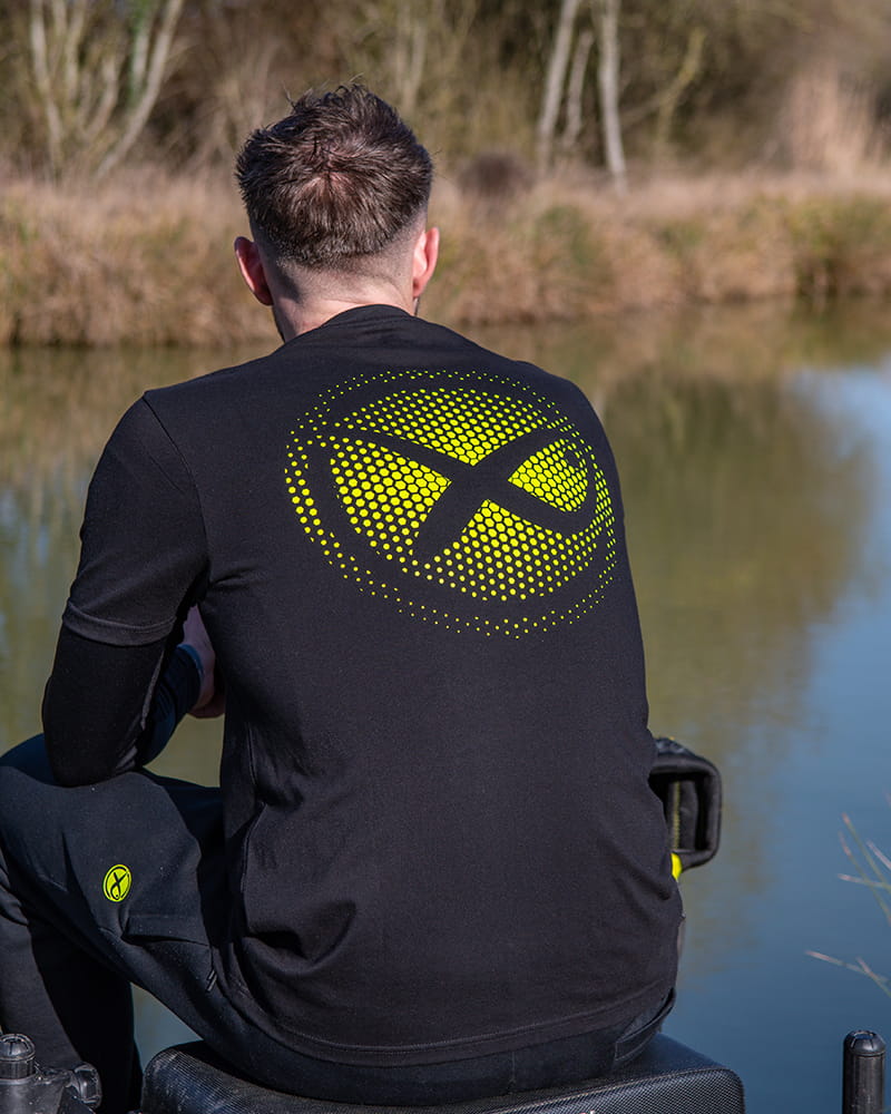 FADE LOGO T-SHIRT - BLACK/LIME