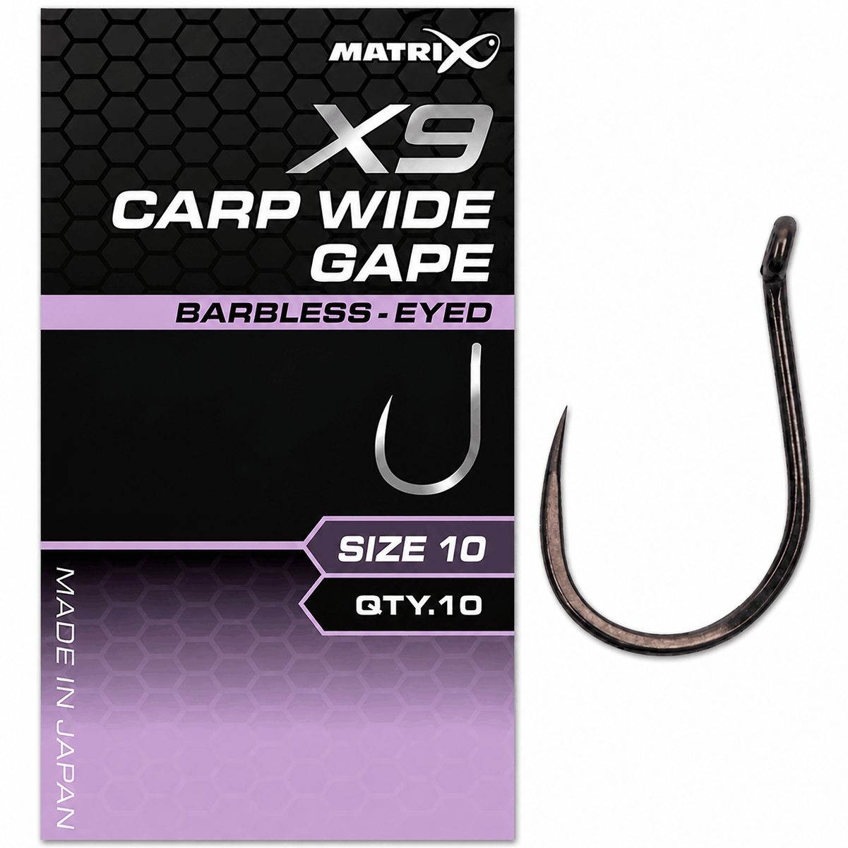 Matrix-X0-carp-wide-gape-eyed-barbless-size-10