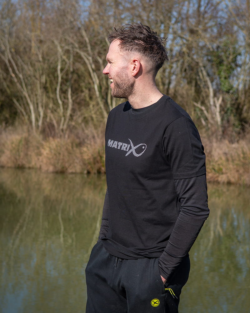 FADE LOGO T-SHIRT - BLACK/GREY