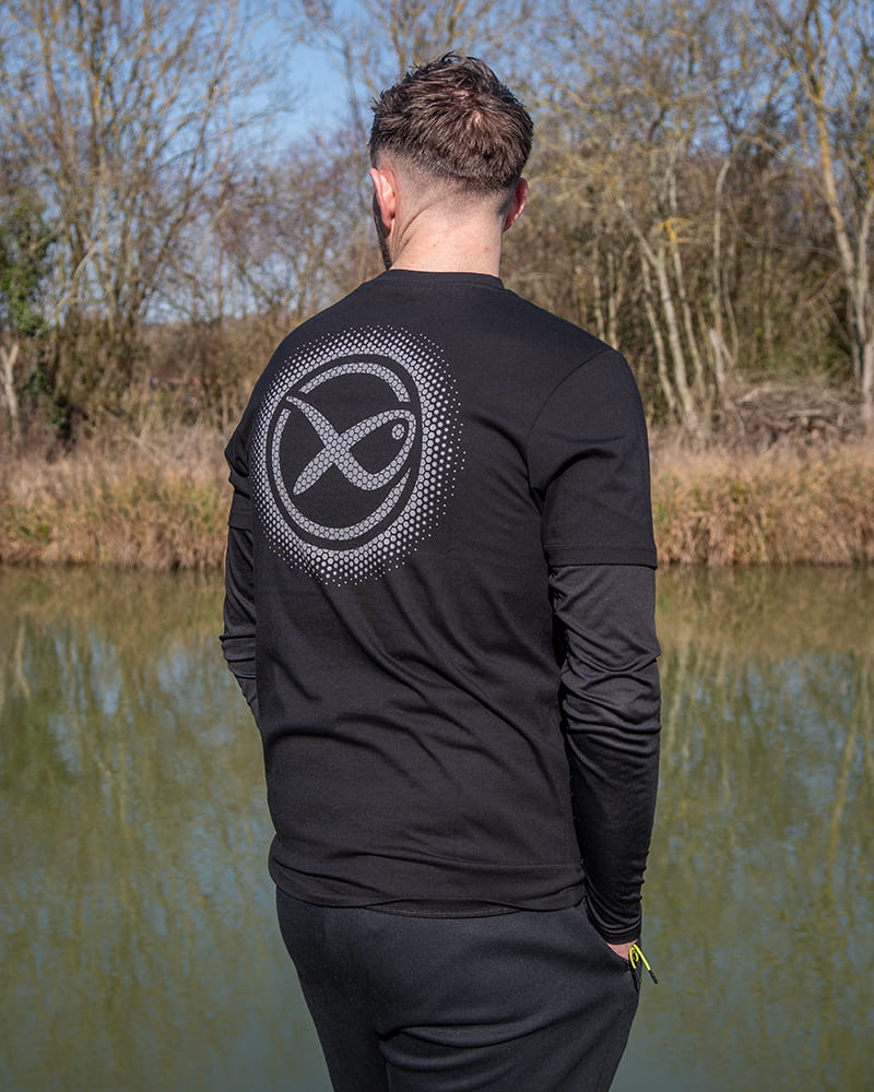 FADE LOGO T-SHIRT - BLACK/GREY