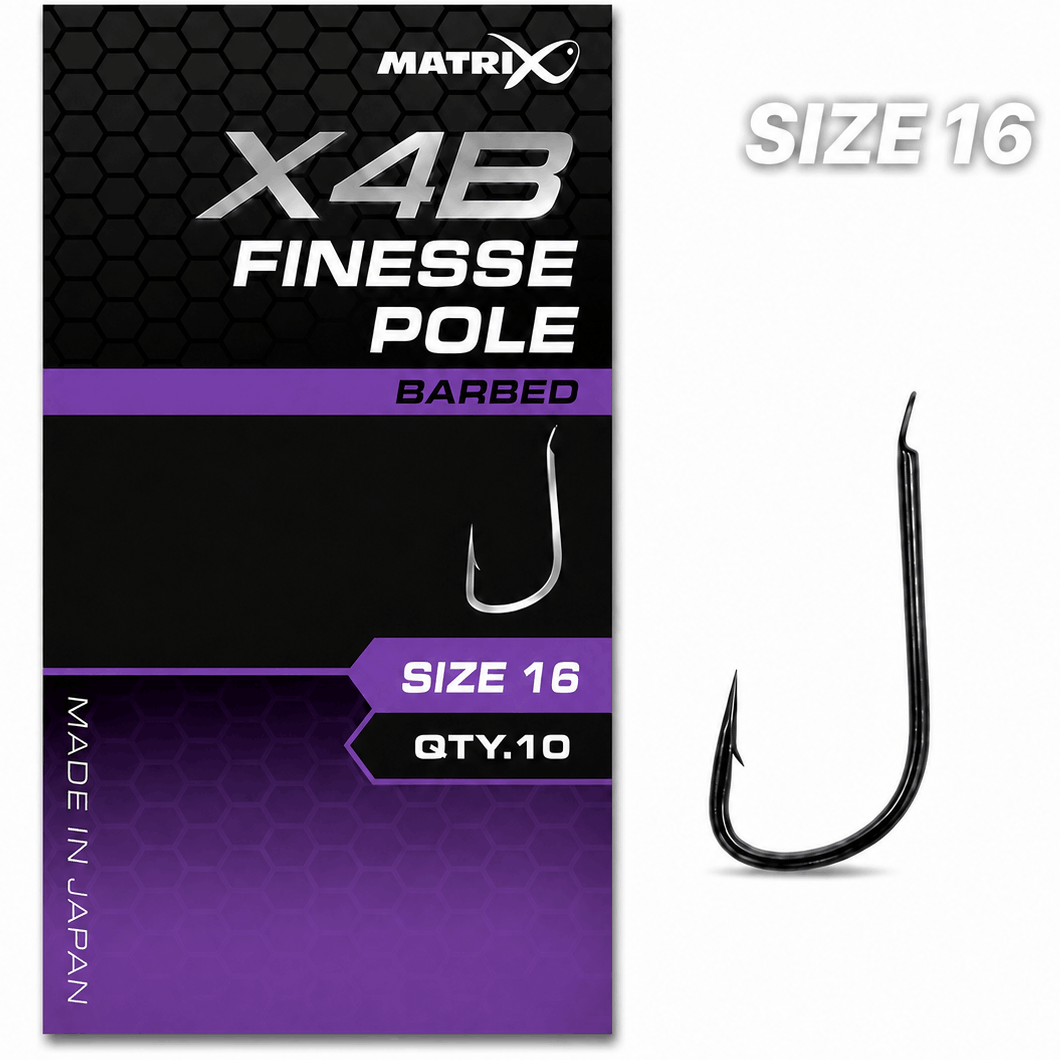 Matrx-X4B-finesse-pole-barbed-size-16