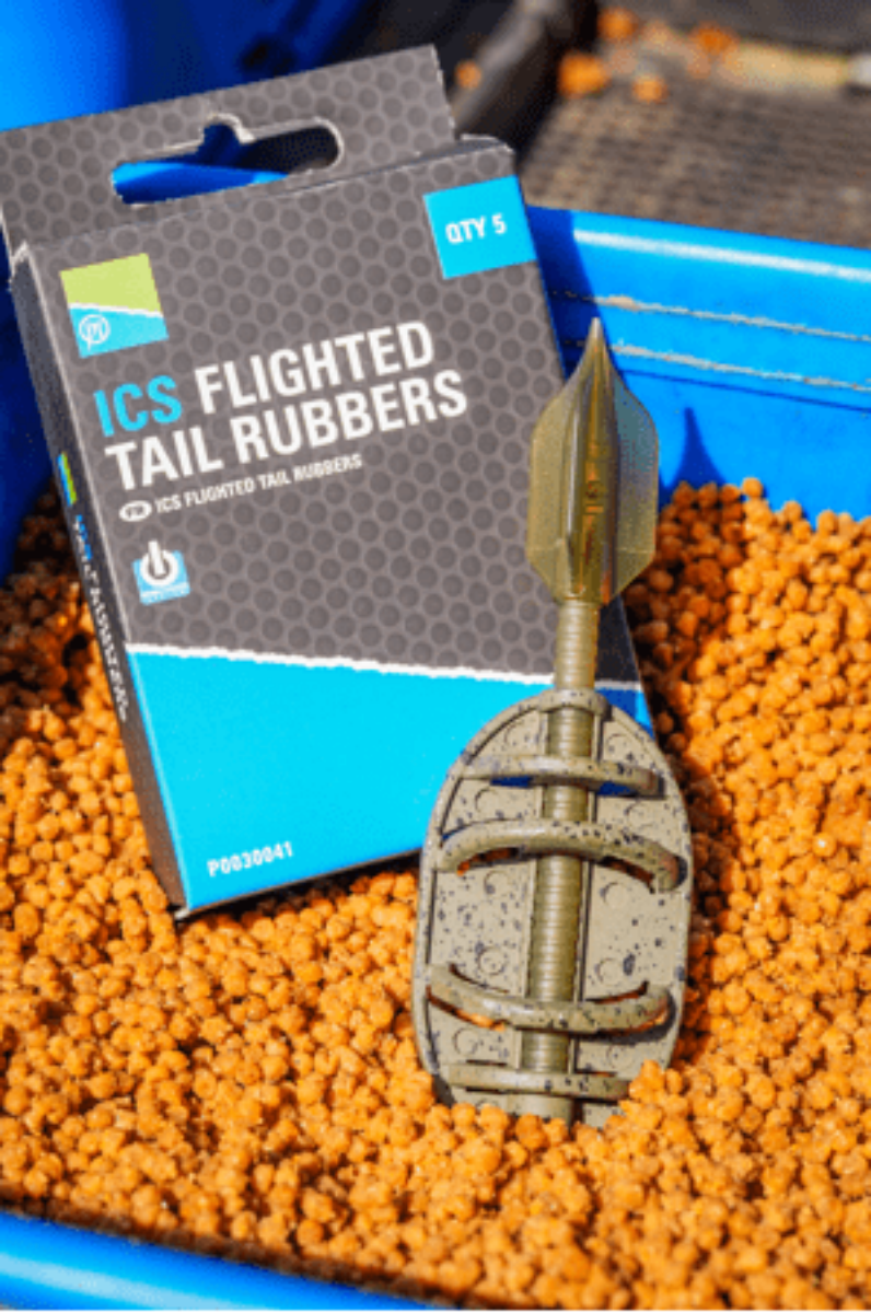 Preston ics flight tail rubbers