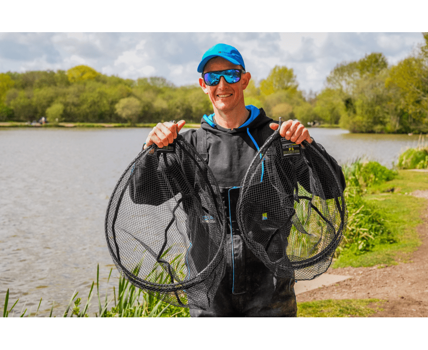 Preston carbon hair mesh landing net