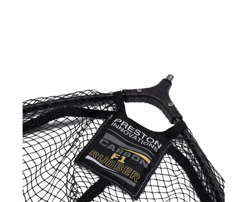 Preston carbon F1 latex landing net