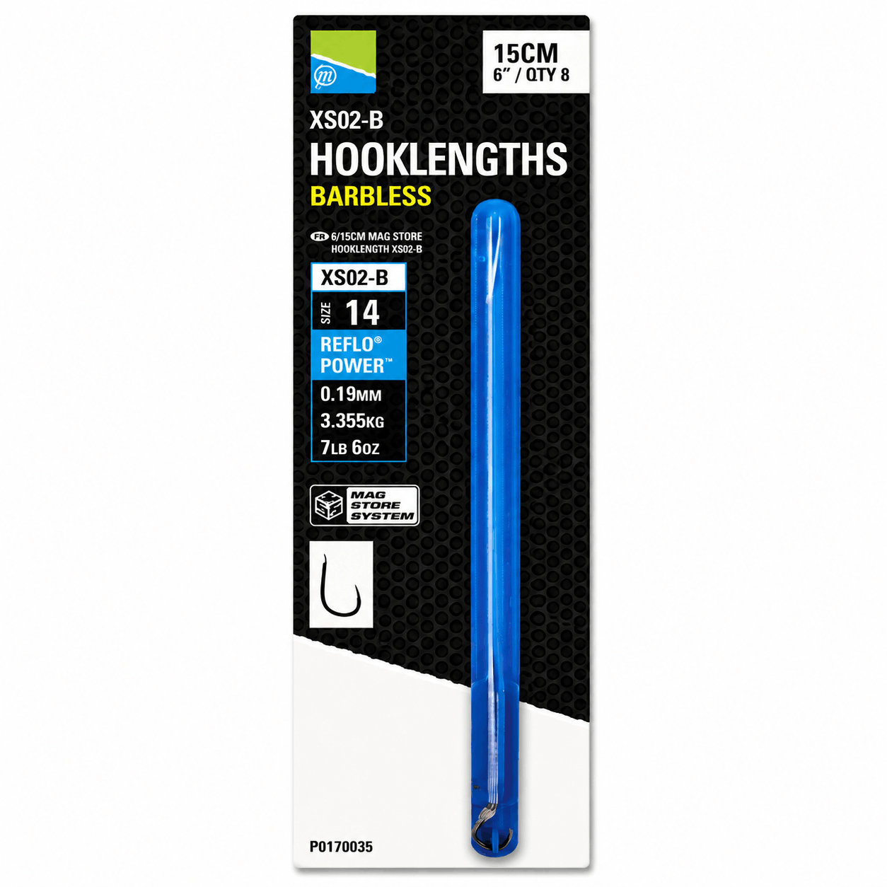 P01700336-PRESTON-XS02-B-MAG-STORE-HOOKLENGTH-15CM-size-14-019mm
