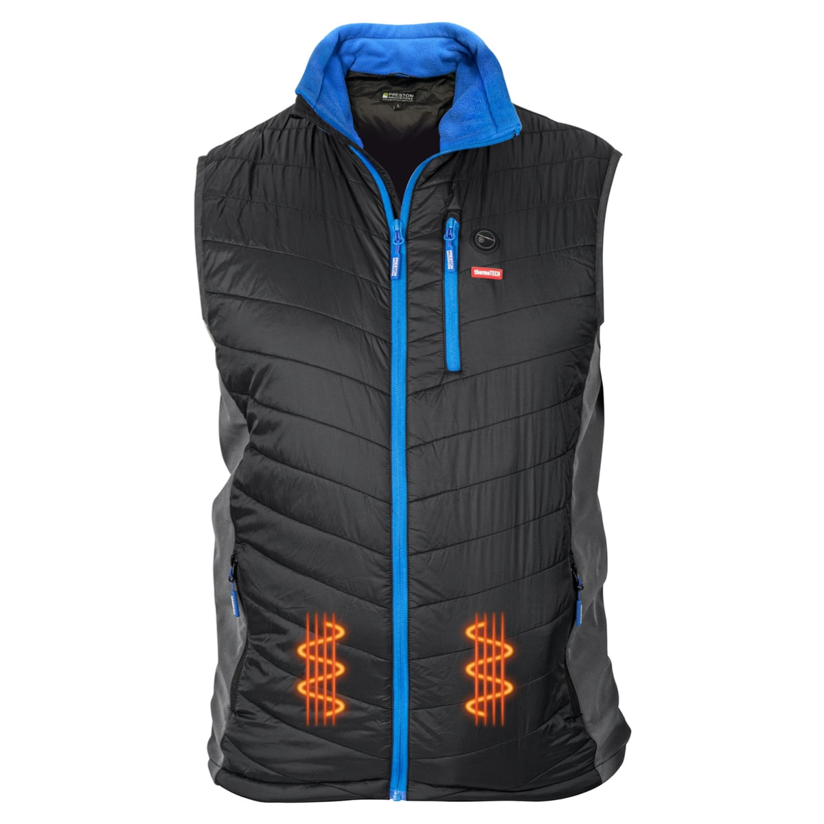 preston thermatech heated gillet electrisch verwarmde bodywarmer
