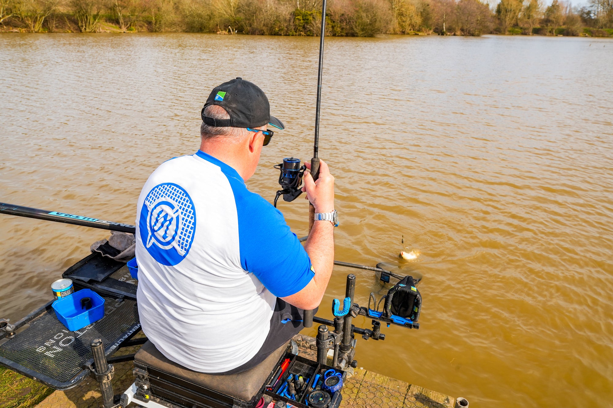 Preston lightweight white raglan t-shirt