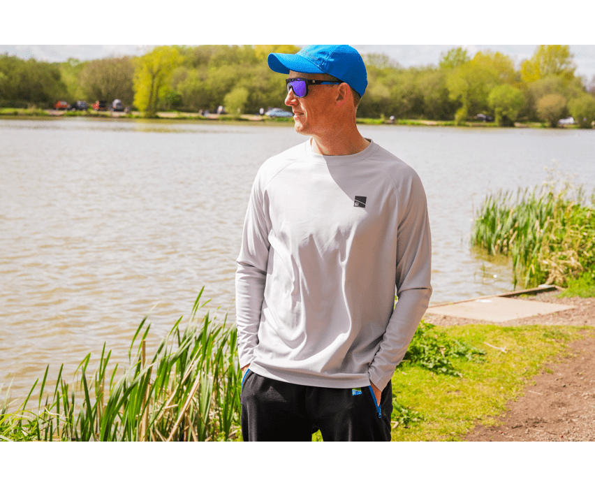 Preston grey perfoirmance sun shirt upf-40