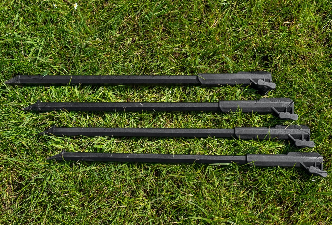 Preston roller & roost leg extenders P0250008