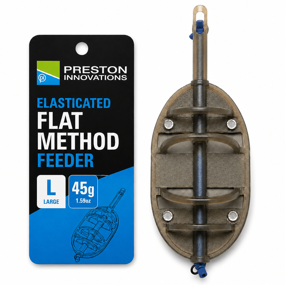 PRESTON-ELASTICATED-FLAT-METHOD-FEEDER-Large-45g