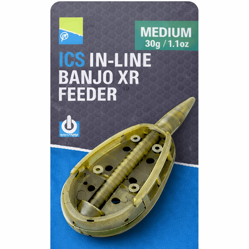 Preston-ICS-in-line-banjo-xr-feeder-medium-30g-A
