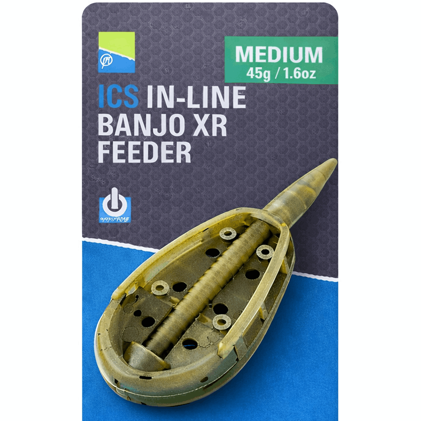 Preston-ICS-in-line-banjo-xr-feeder-medium-45g