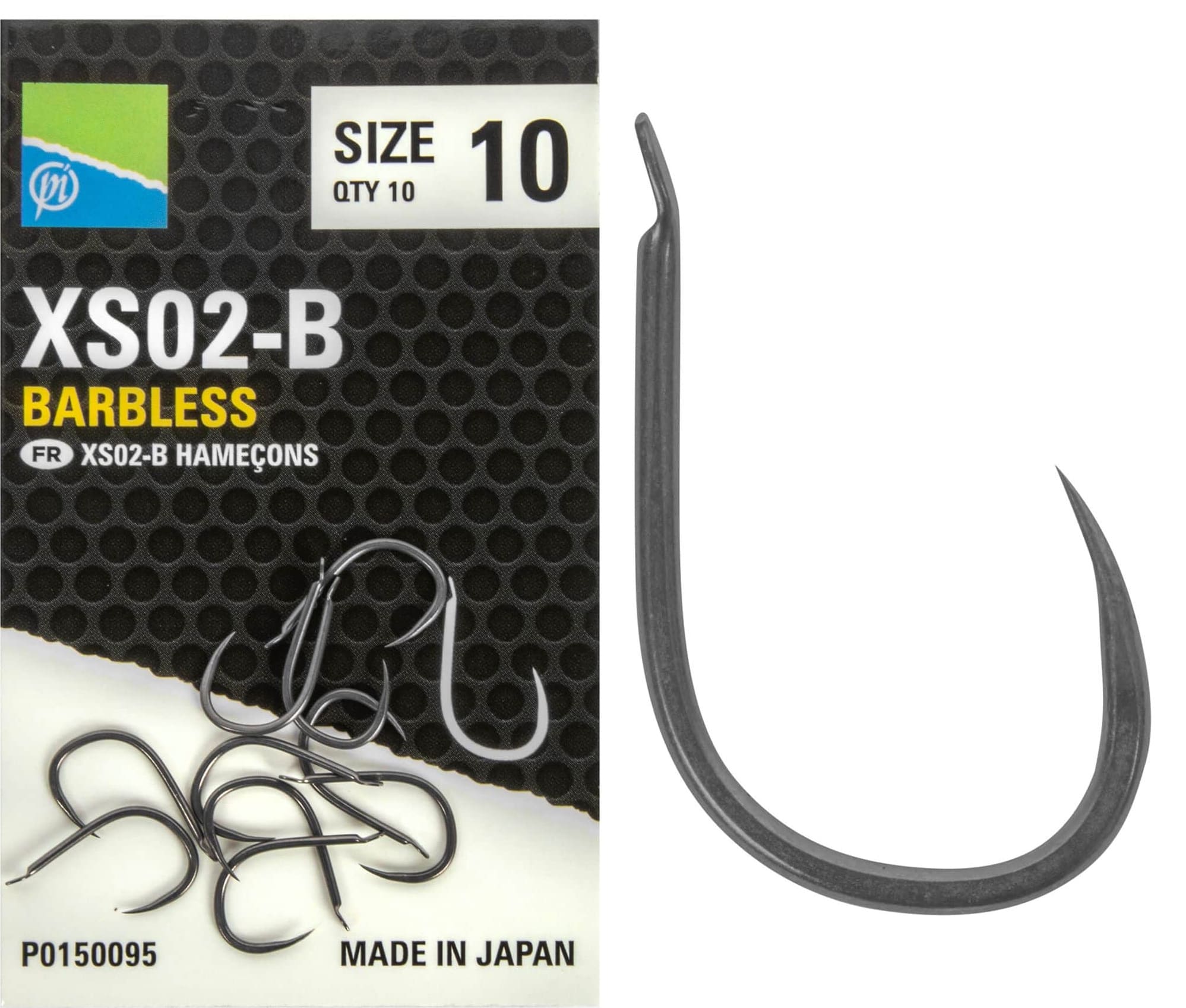 Preston XS02-B Barbless haken-10 P0150095