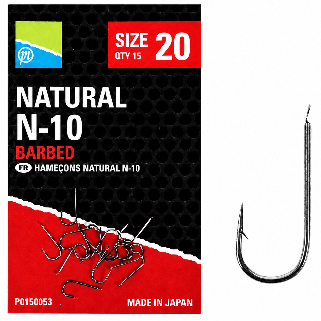 Preston-natural-n-10-barbed-size-20