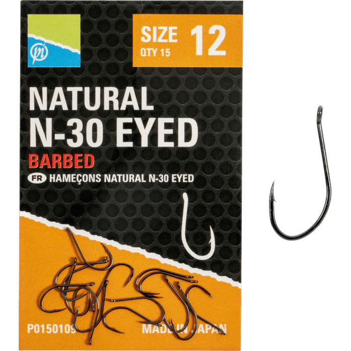 Preston-natural-n-30-eyed-barbed-size-12