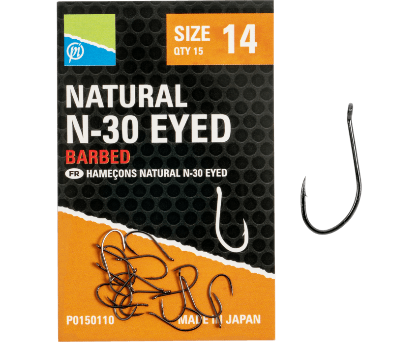 Preston-natural-n-30-eyed-barbed-size-14