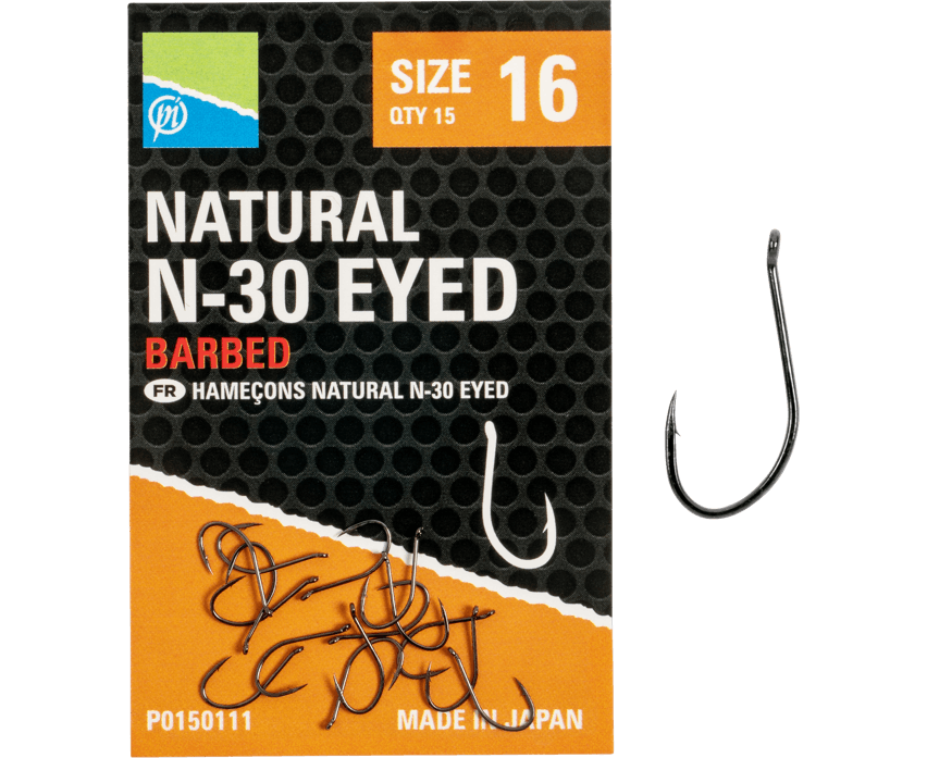 Preston-natural-n-30-eyed-barbed-size-16