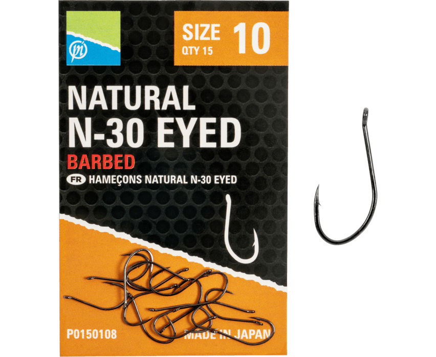 Preston-natural-n-30-eyed-barbed-size-10
