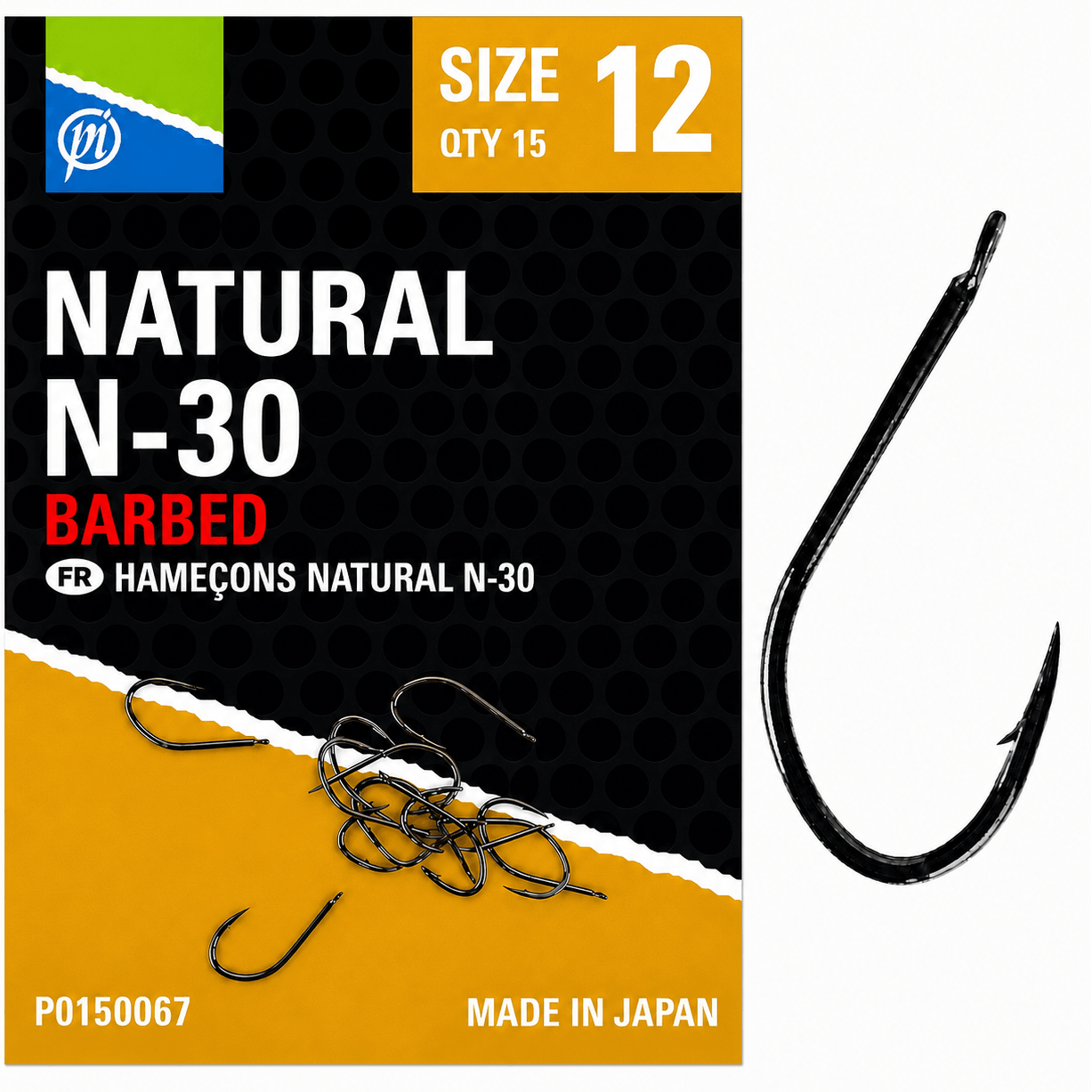 Preston_Natural_N-30_Barbed-size-12
