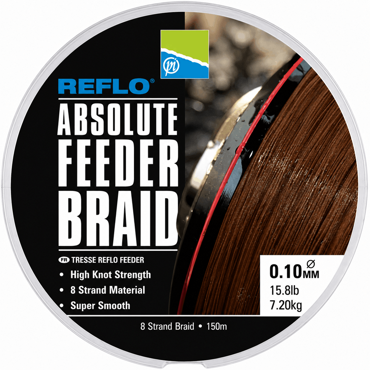 Preston_Reflo_Absolute_Feeder_Braid_Gevlochten_Draad_010mm