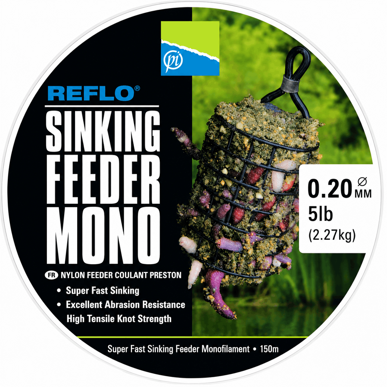 Preston_Reflo_Sinking_Feeder_Mono_Nylon_Draad-0.20mm