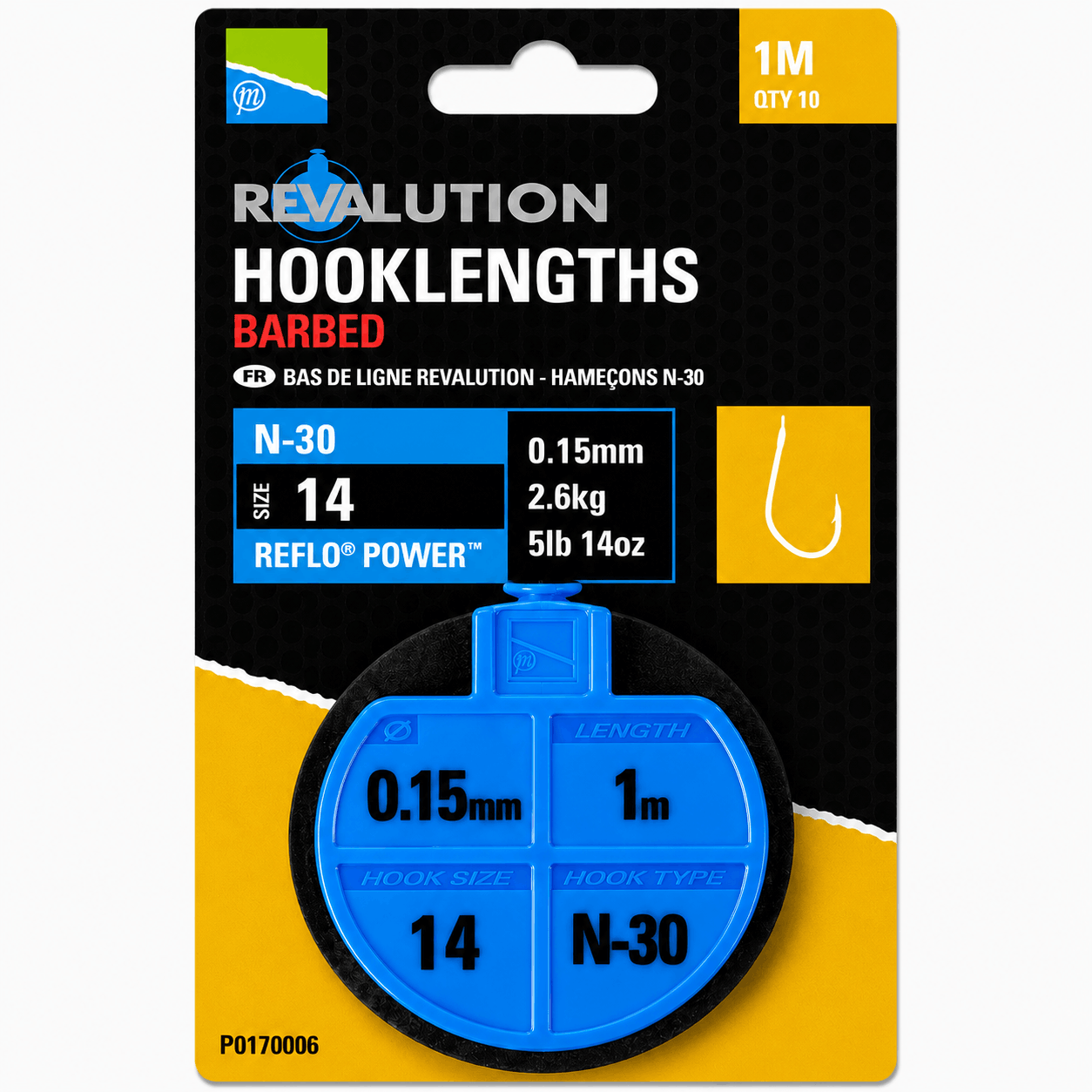 Preston_Revalution_Hooklengths_1m_Onderlijnen-cover-n-30-size-14-015mm