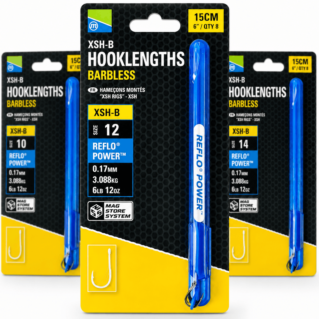 Preston_XSH-B_Hooklengths_Barbless_Onderlijnen_15cm_Weerhaakloos-cover