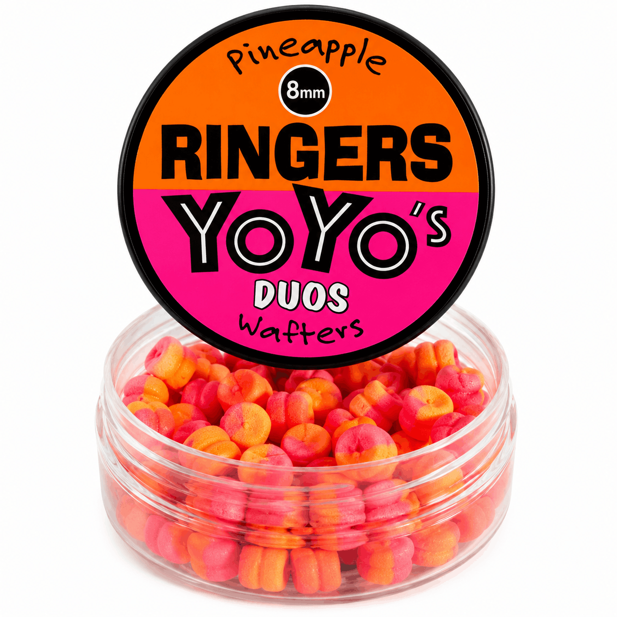 Ringers-yoyo-duos-wafters-orange-pink-8mm
