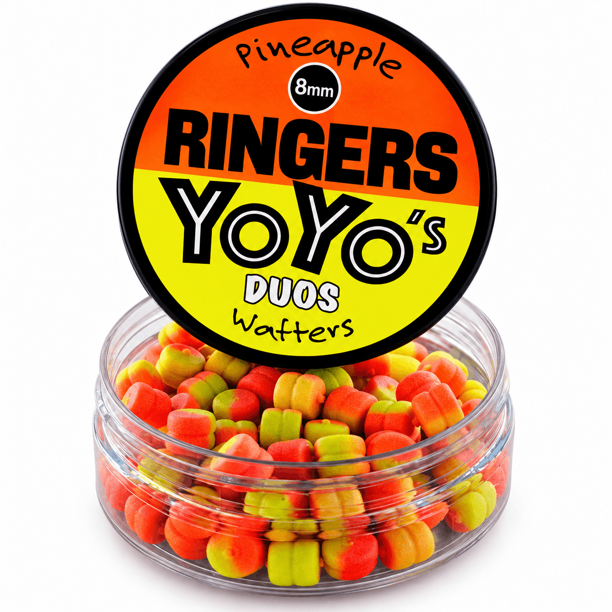 Ringers-yoyo-duos-wafters-orange-yellow-8mm