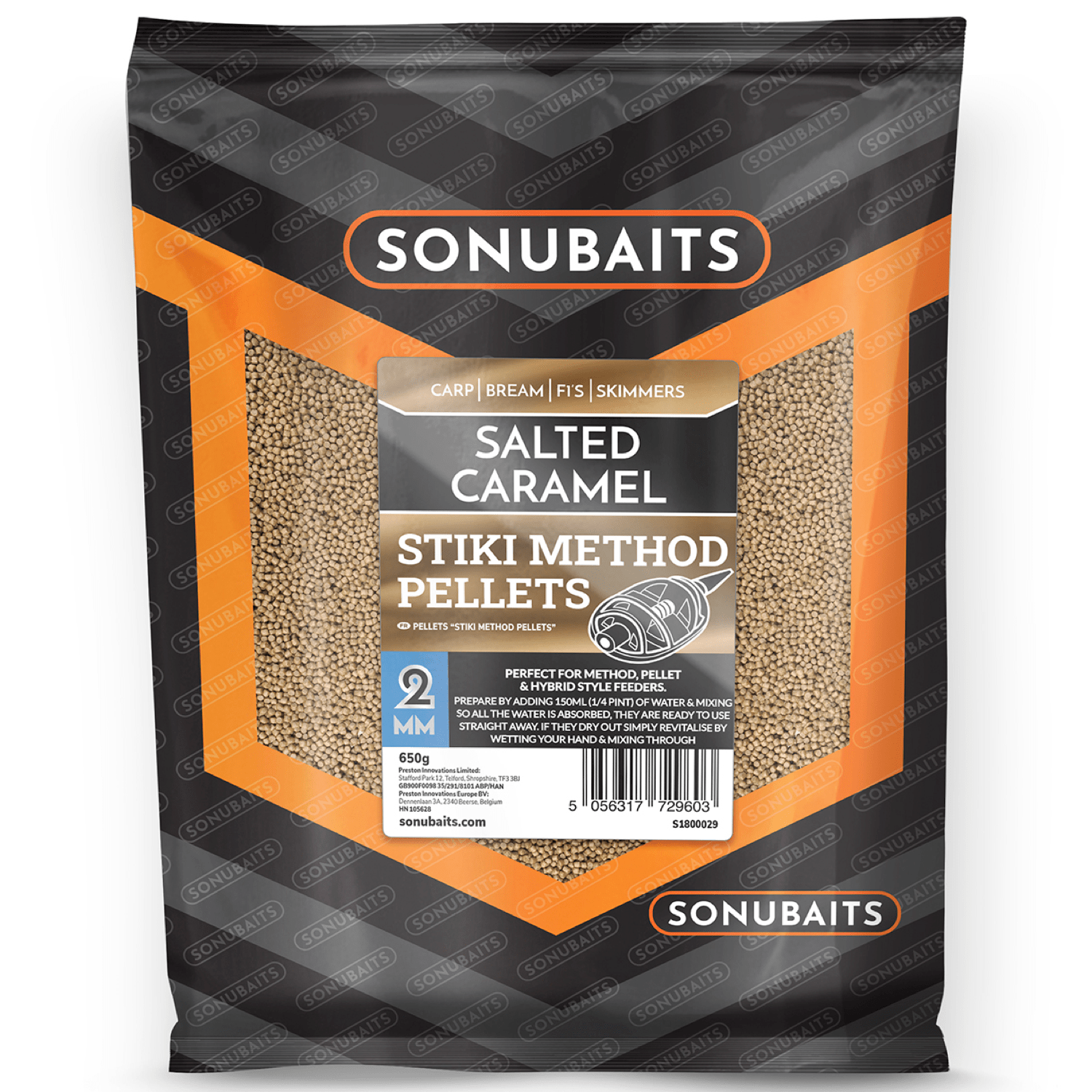 Sonubaits stiki method pellets salted caramel