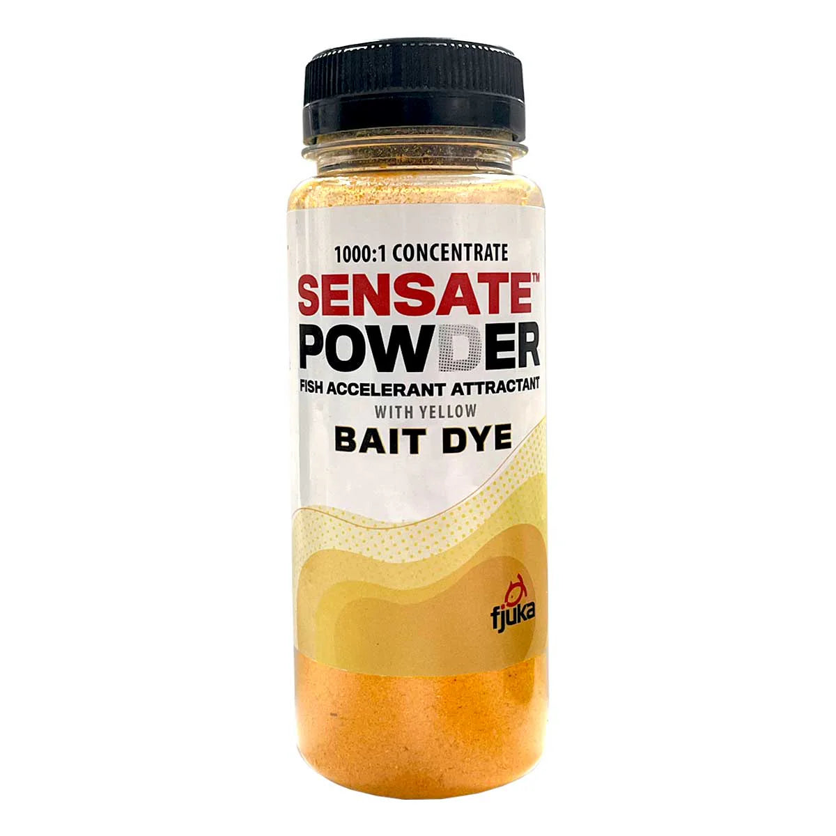 Sensate-powder-fish-accelerant-bait-dye-yellow