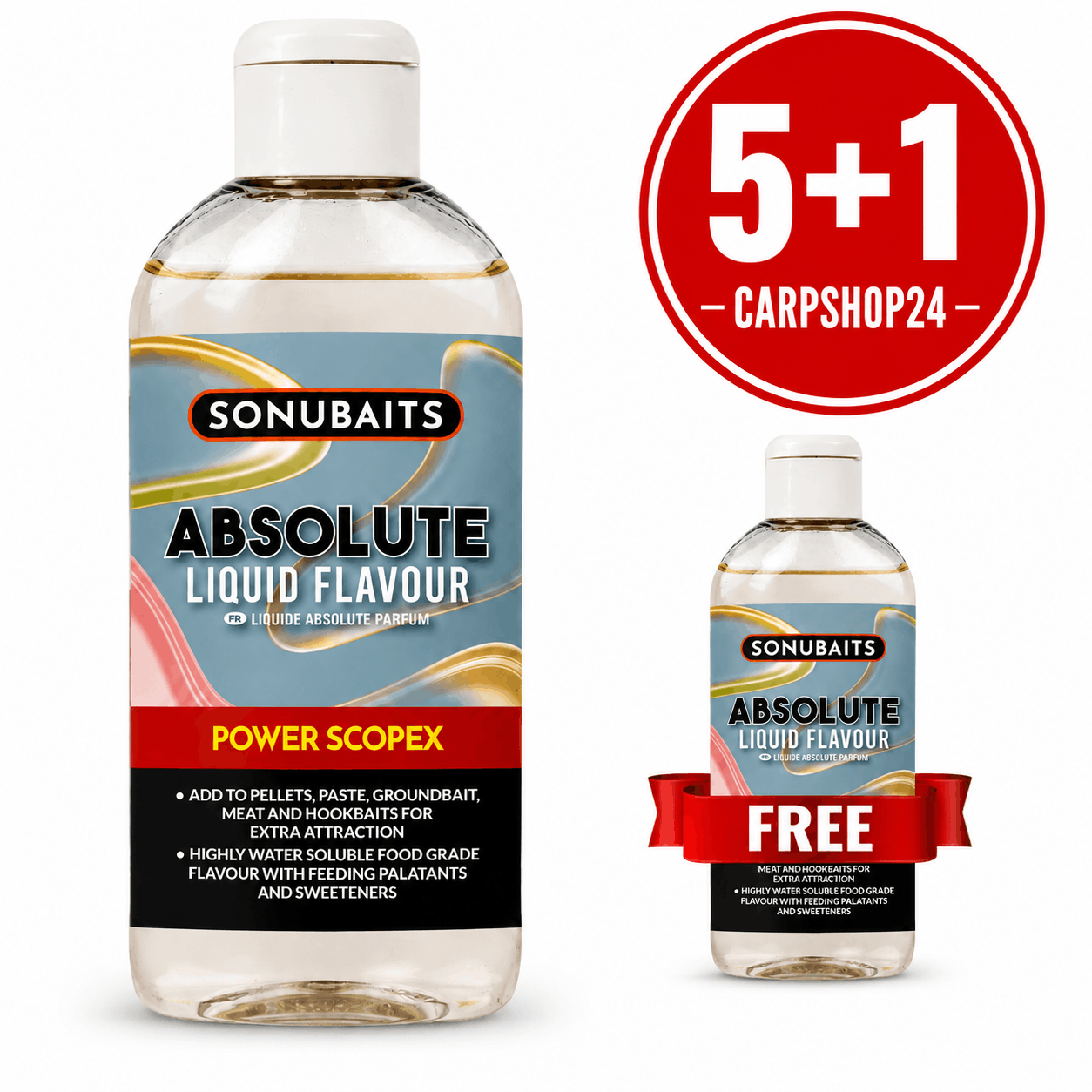 Sonubaits-Absolute-Liquid-Flavour-Scopex-5+1-pakket-deal